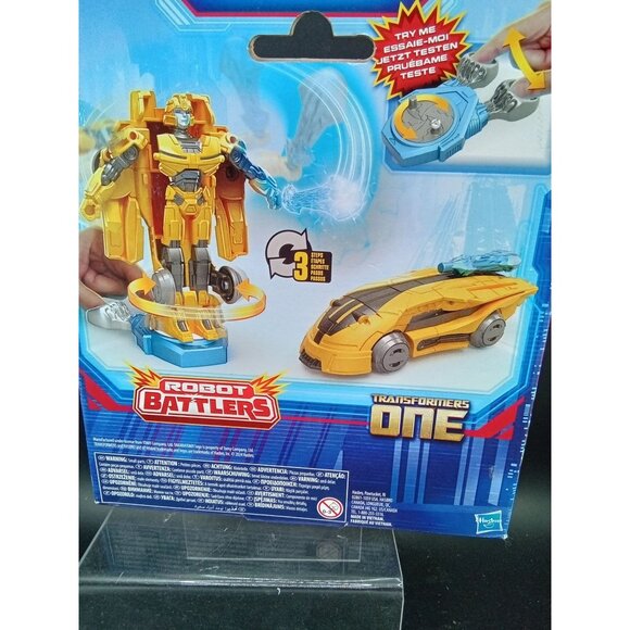 Transformers ONE Robot Battles Bumblebee B-127 Figure 3-Step Conversion Toy - Picture 8 of 8